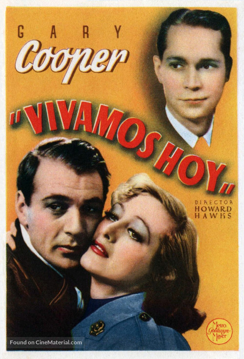Today We Live - Spanish Movie Poster