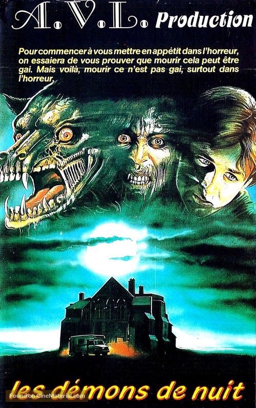Night Fright - French VHS movie cover