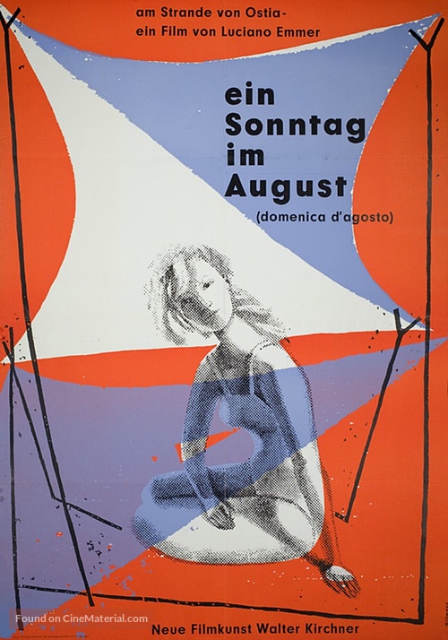 Domenica d&#039;agosto - German Movie Poster