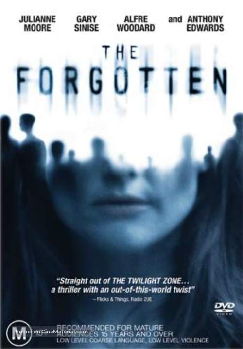The Forgotten - Australian DVD movie cover