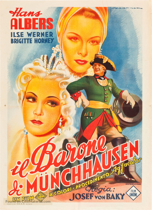 M&uuml;nchhausen - Italian Movie Poster