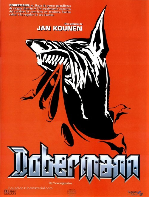 Dobermann - Spanish Movie Poster