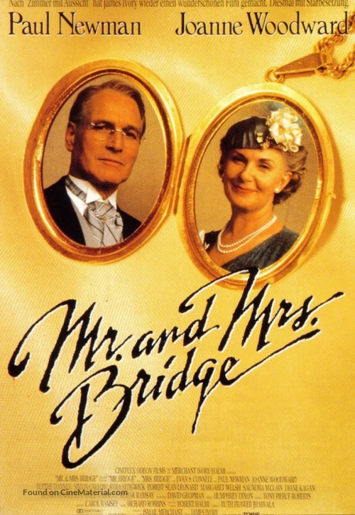 Mr. &amp; Mrs. Bridge - German Movie Poster