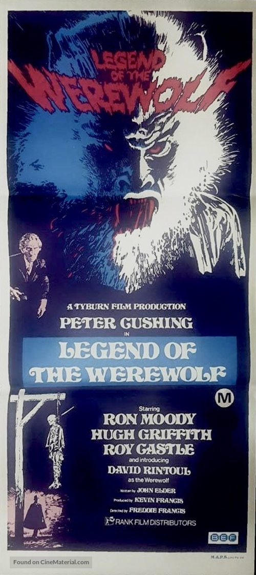Legend of the Werewolf - Australian Movie Poster