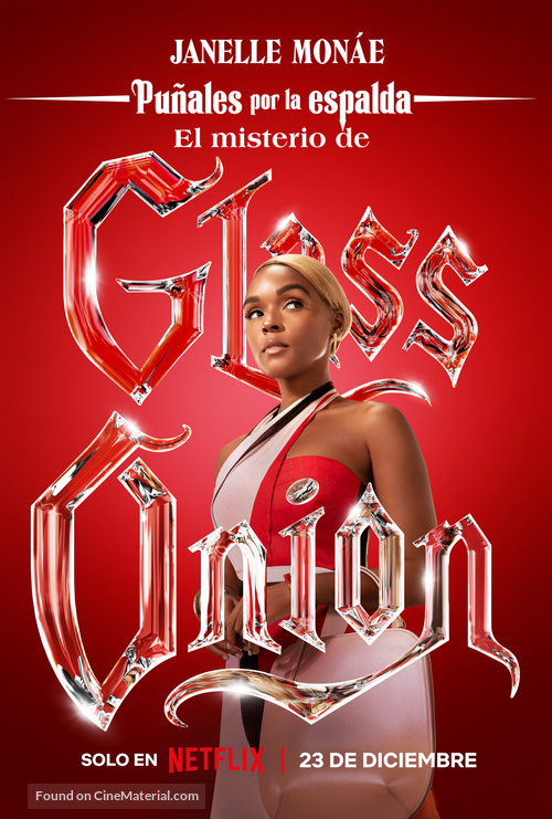 Glass Onion: A Knives Out Mystery - Spanish Movie Poster