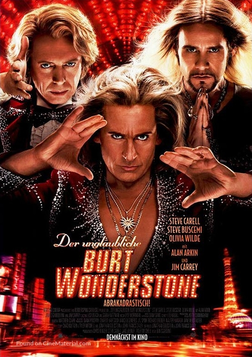 The Incredible Burt Wonderstone - German Movie Poster