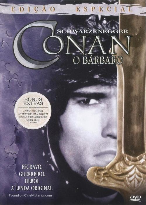 Conan The Barbarian - Brazilian DVD movie cover