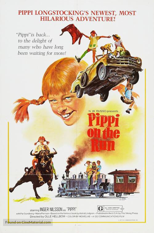 P&aring; rymmen med Pippi L&aring;ngstrump - Movie Poster