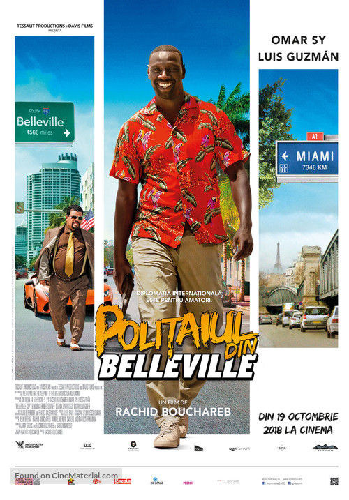 Le Flic de Belleville - Romanian Movie Poster
