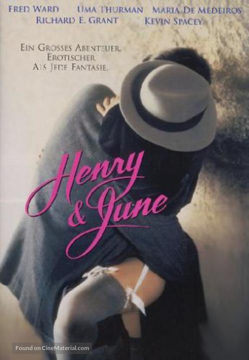 Henry &amp; June - German Movie Cover