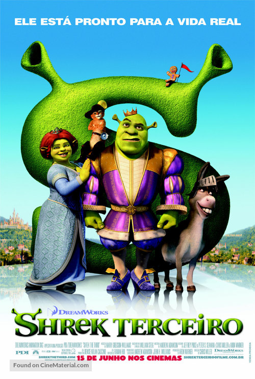Shrek the Third - Brazilian Movie Poster