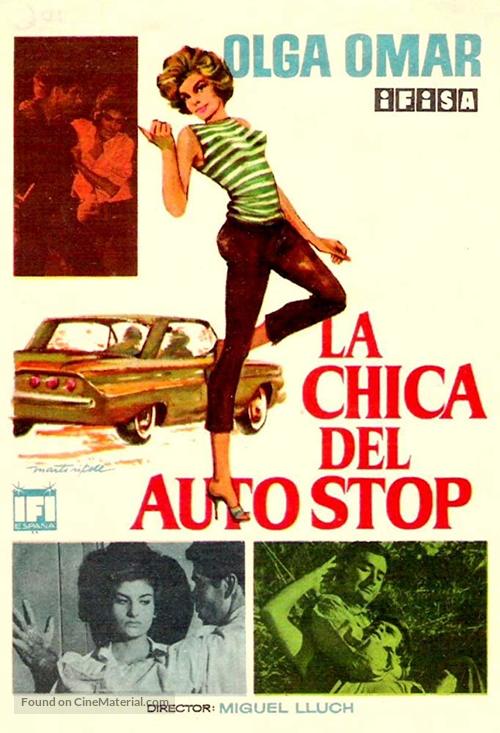 La chica del autostop - Spanish Movie Poster