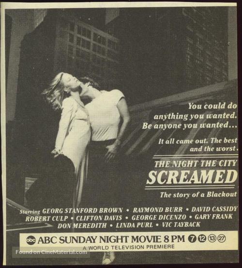 The Night the City Screamed - poster