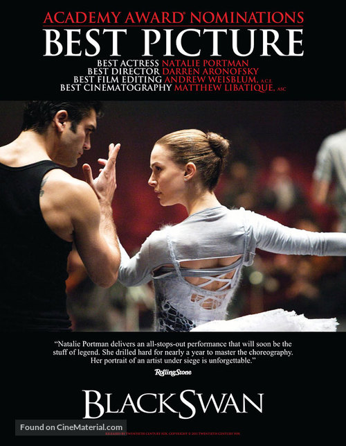 Black Swan - For your consideration movie poster