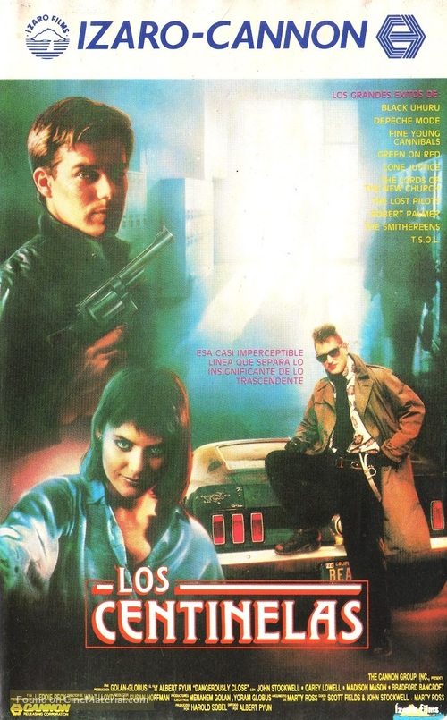 Dangerously Close - Spanish VHS movie cover