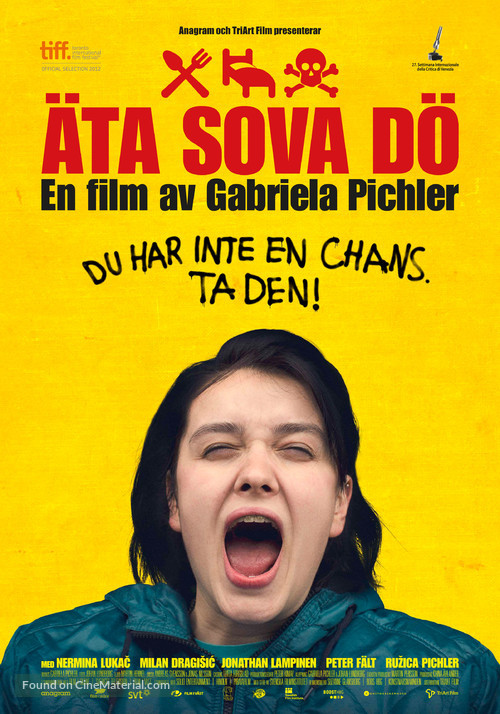 &Auml;ta sova d&ouml; - Swedish Movie Poster