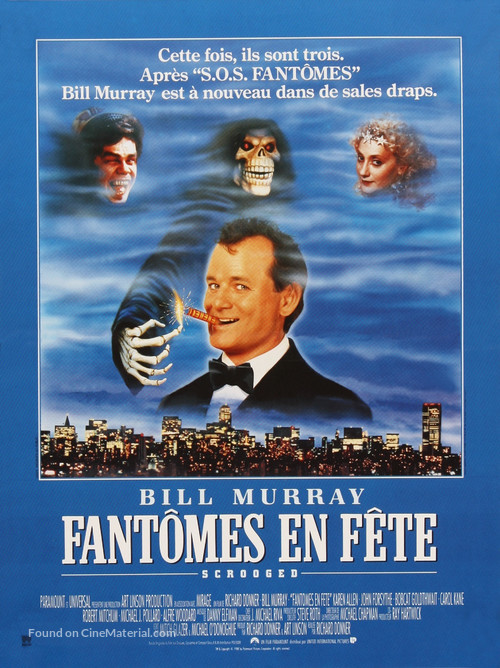 Scrooged - French Movie Poster