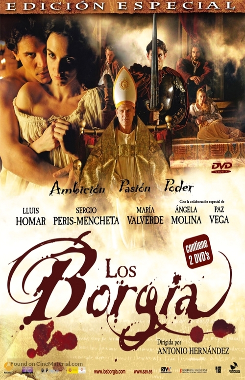 Los Borgia - Spanish DVD movie cover