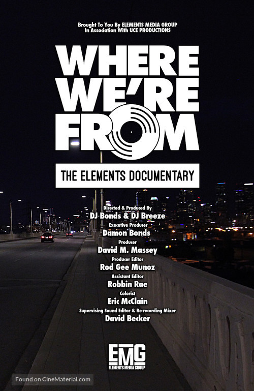 Where We&#039;re From: The Elements Documentary - Movie Poster