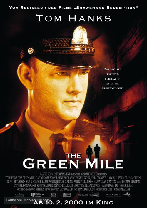 The Green Mile - German Movie Poster
