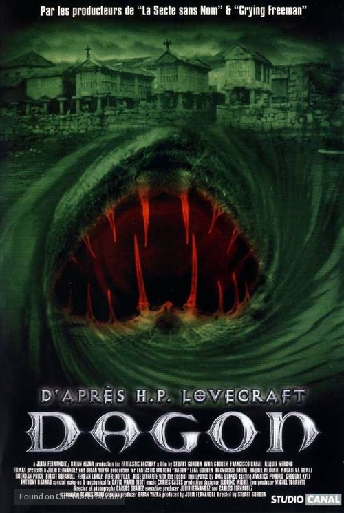 Dagon - French DVD movie cover