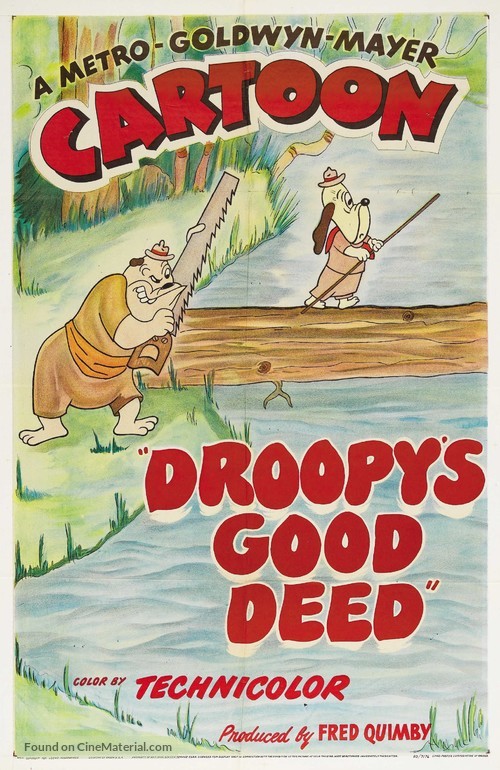 Droopy&#039;s Good Deed - Movie Poster