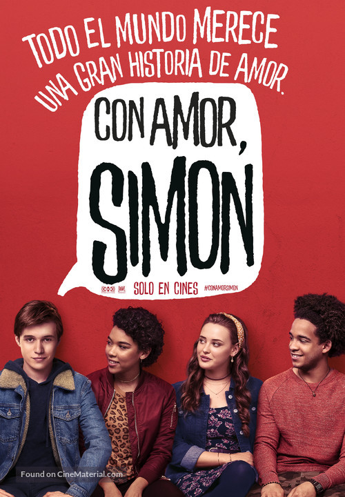 Love, Simon - Spanish Movie Poster