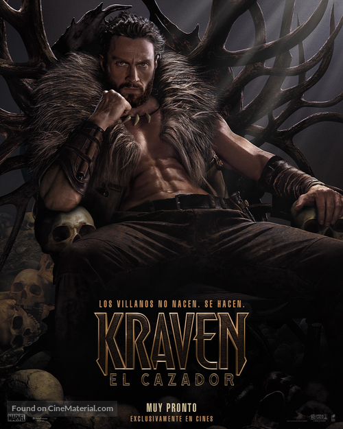 Kraven the Hunter - Mexican Movie Poster