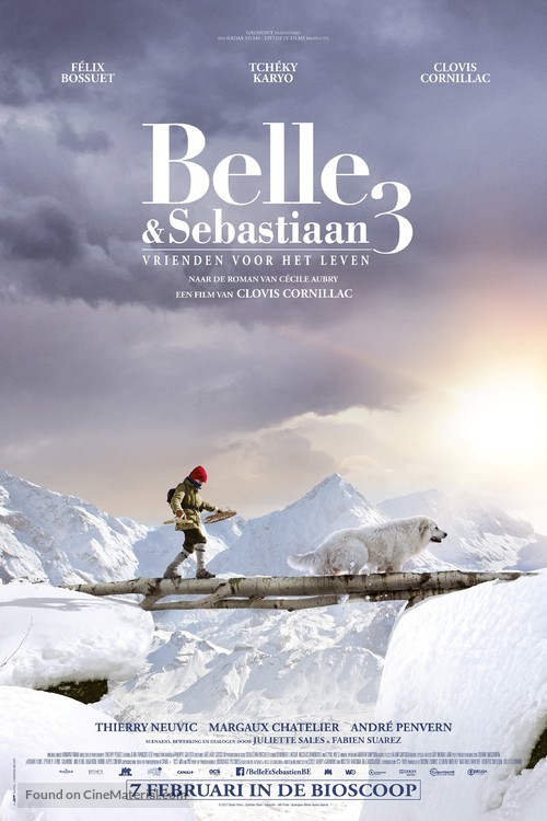 Belle et S&eacute;bastien 3, le dernier chapitre - Belgian Movie Poster