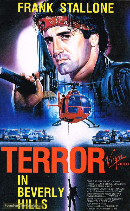 Terror in Beverly Hills - British Movie Cover