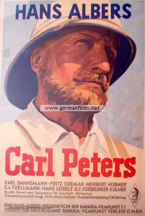 Carl Peters - German Movie Poster