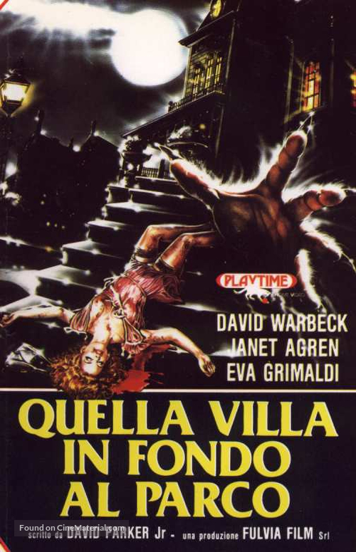 Quella villa in fondo al parco - Italian DVD movie cover