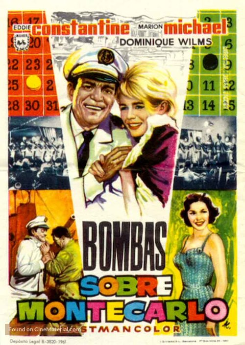 Bomben auf Monte Carlo - Spanish Movie Poster