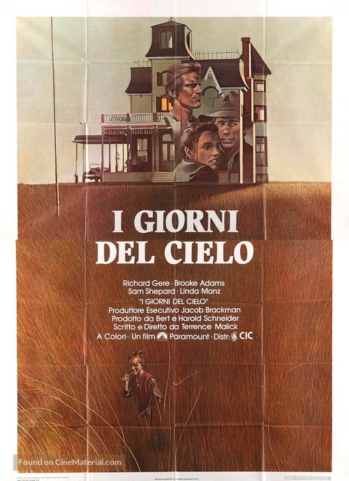 Days of Heaven - Italian Movie Poster