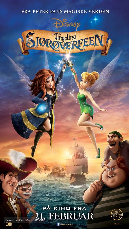 The Pirate Fairy - Norwegian Movie Poster