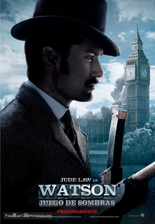 Sherlock Holmes: A Game of Shadows - Argentinian Movie Poster