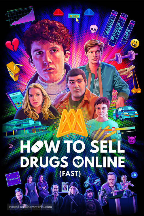 &quot;How to Sell Drugs Online: Fast&quot; - German Video on demand movie cover