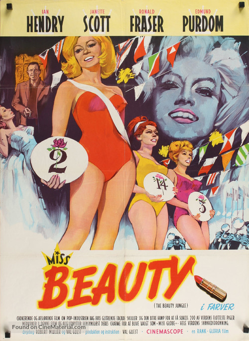 The Beauty Jungle - Danish Movie Poster