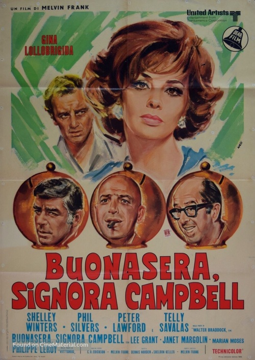 Buona Sera, Mrs. Campbell - Italian Movie Poster