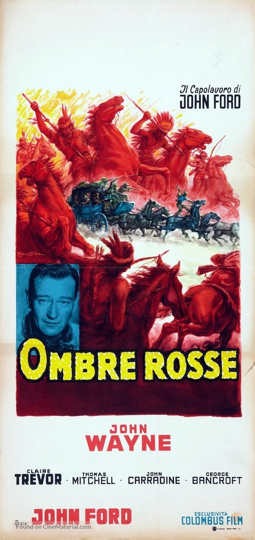 Stagecoach - Italian Movie Poster