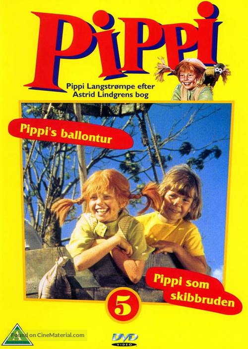 &quot;Pippi L&aring;ngstrump&quot; - Danish DVD movie cover