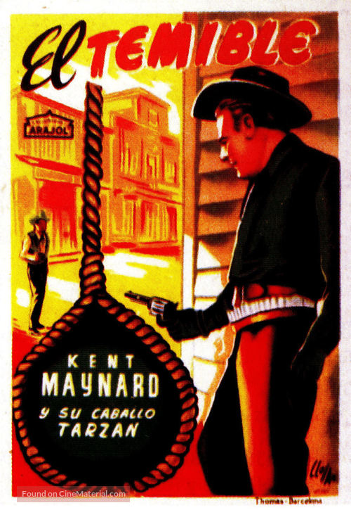 Arizona Terror - Spanish Movie Poster