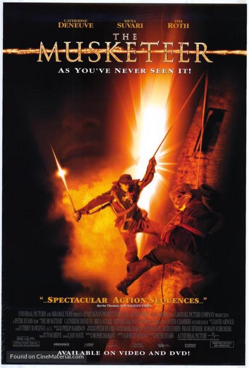 The Musketeer - Video release movie poster