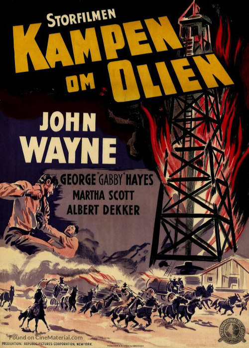 In Old Oklahoma - Danish Movie Poster