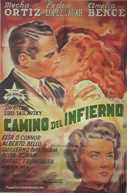 Camino Del Infierno 1945 Argentinian Movie Poster 6743