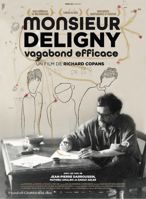 Monsieur Deligny, Vagabond Efficace - French Movie Poster
