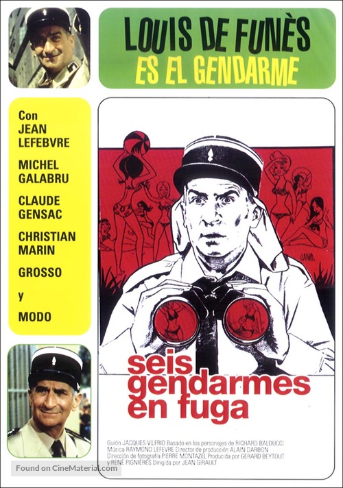 Le gendarme en balade - Spanish Movie Cover