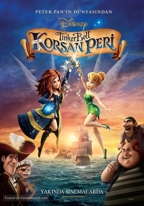 The Pirate Fairy - Turkish Movie Poster