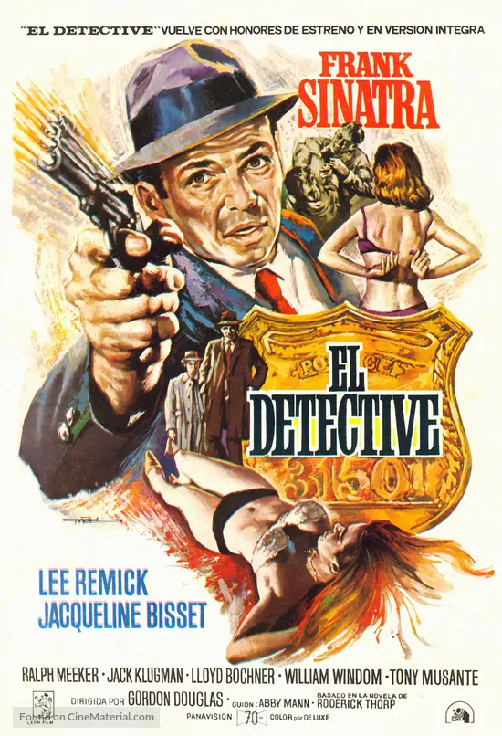 The Detective (1968) Spanish movie poster