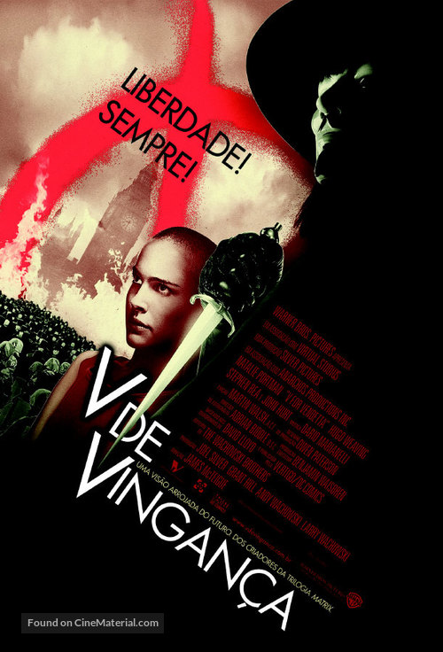 V for Vendetta - Brazilian Movie Poster